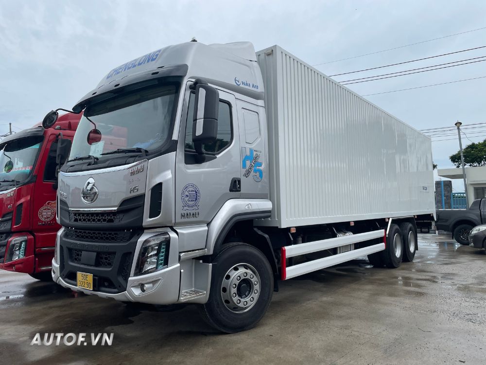 ChengLong 3 chân H5 260HP Thùng kín Conts 3 Cửa